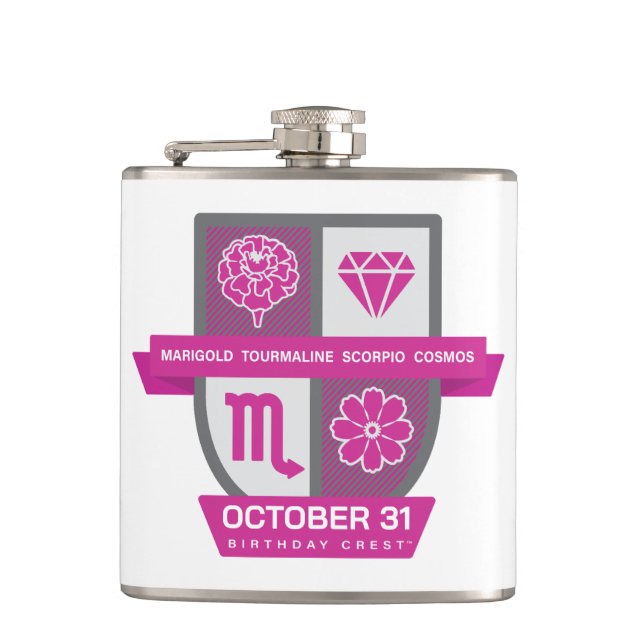 Cantil Scorpio Birthday Crest™ for October 24-31 (Frente)