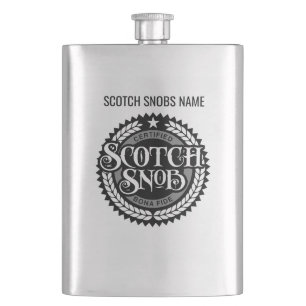 Cantil Scotch Snob - bebedor de uísque engraçado