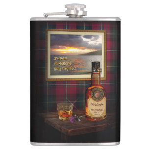 Cantil Scotch Whisky Flask sem o seu texto e imagem