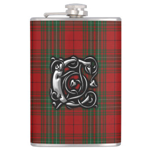 Cantil Scottish vermelho do Tartan dos Cummings do