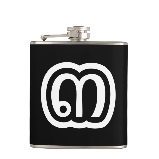 Cantil Script Tailandês Número 3 / Três / ๓ (Sam) (Frente)