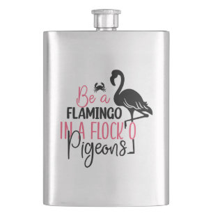 Cantil Seja um Flamingo em um Bando de Pombos-27308