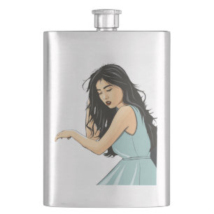 CANTIL SENHORA ASIÁTICA "BUSCA UM POSE"