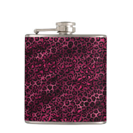 Cantil Série Leopard Burgundy e Dourada Design 9