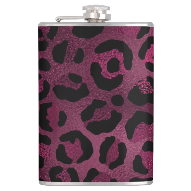 Cantil Série Leopard Burgundy e Dourada Design 9 (Frente)