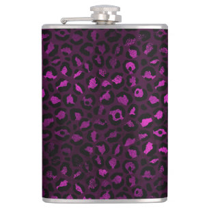 Cantil Série Leopardo roxa e Dourada Design 5