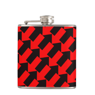 Cantil Setas de travamento Diagonal Vermelho e Preto