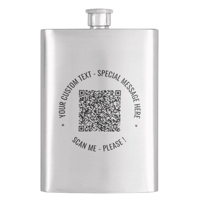 Cantil Seu código QR - Informações de verificação de pres (Frente)