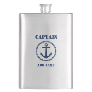 Cantil Seu Nome Capitão Flask Sea Anchor