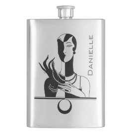 Cantil Seu nome nesta garrafa do modelo de forma