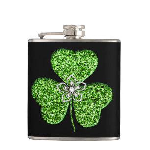 Cantil Shamrock E Fláscara De Flor