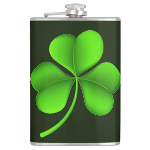 Cantil Shamrock no flacão verde escuro