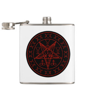 Cantil Sigil da lua tripla de Baphomet e sigil do lucifer