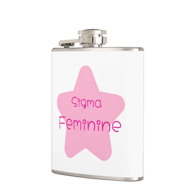 Cantil Sigma Feminine Vinyl Wrapped Flask (Esquerda)