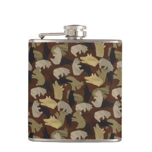 Cantil Silhouette Animal Camouflage Brown