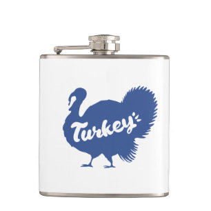 Cantil Silhueta de peru - Escolha a cor de fundo