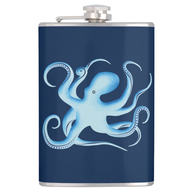 Cantil Silhueta vetorial de polvo azul (Frente)