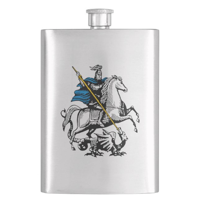 Cantil Símbolo de bandeira da Rússia santo george cavalei (Frente)