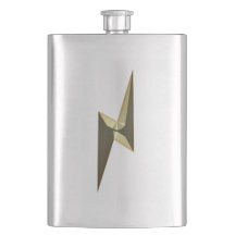 Símbolo de relâmpago de ouro moderno legal