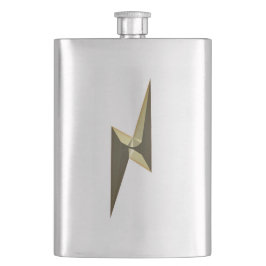 Cantil Símbolo de relâmpago de ouro moderno legal