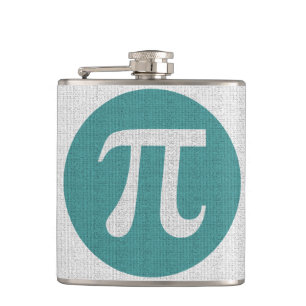 Cantil Símbolo do Pi do geek da matemática, círculo azul