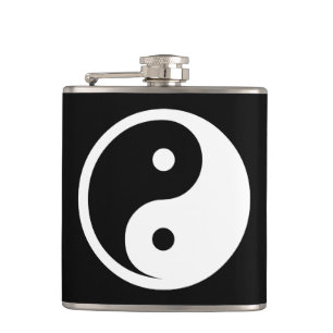 Cantil Símbolo Yin Yang - desenho de tatuagem sólido 2