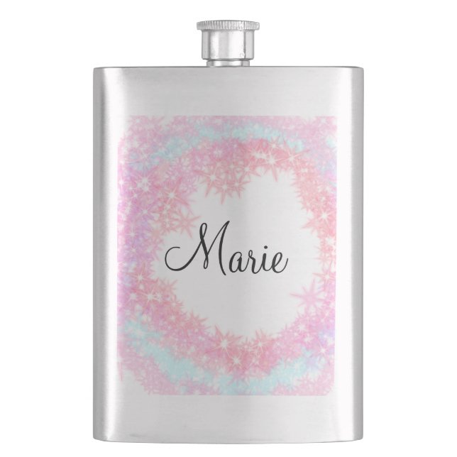 Cantil simple minimal light pink add your name girly text (Frente)