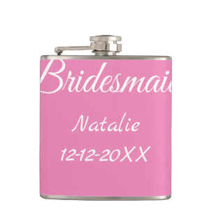 Cantil Simple minimal pink bridesmaid add name year text