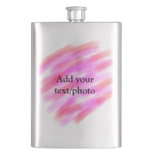 Cantil Simple pink red watercolor custom add name text t
