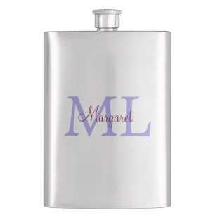 Cantil simples adicione nome monograma rosa vermelho al