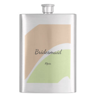 Cantil SIMPLES MINIMAL adicione seu nome bridesmaid perso