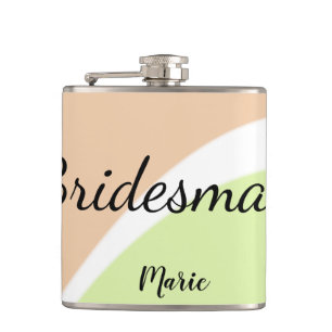Cantil SIMPLES MINIMAL adicione seu nome bridesmaid perso