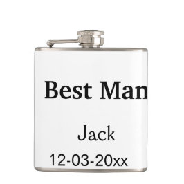 Cantil SIMPLES MINIMAL adicione seu nome melhor padrinho