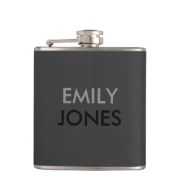 Cantil Simples preto e cinzas elegantes, personalizadas