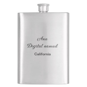 Cantil Simples texto mínimo adicione seu nome lugar Calif