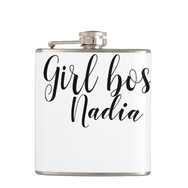 Cantil simples textos de imagem com nome de garota chefe  (Frente)