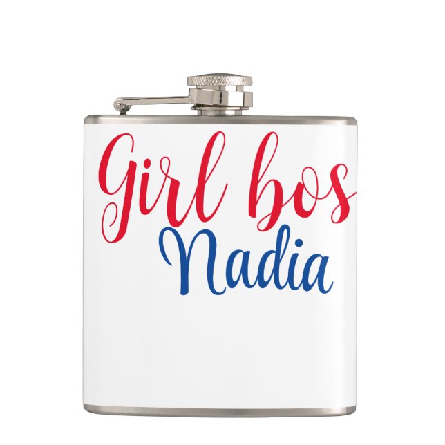 Cantil simples textos de imagem com nome de garota chefe  (Frente)