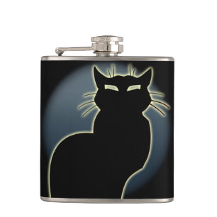 Cantil Sinalizador Cat Lover Flask Personalizado Para Beb