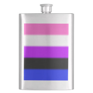 Cantil Sinalizador do Orgulho de Genderfluido de Queda