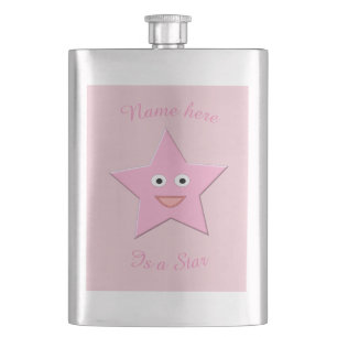 Cantil Sinalizadores Personalizados de Estrela Rosa Bonit