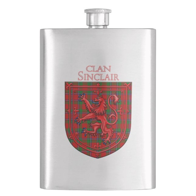 Cantil Sinclair Tartan Scottish Xadrez Lion Rampant (Frente)