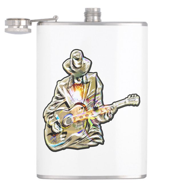 Cantil Sinta os Blues - Design de violão artístico (Aberto)