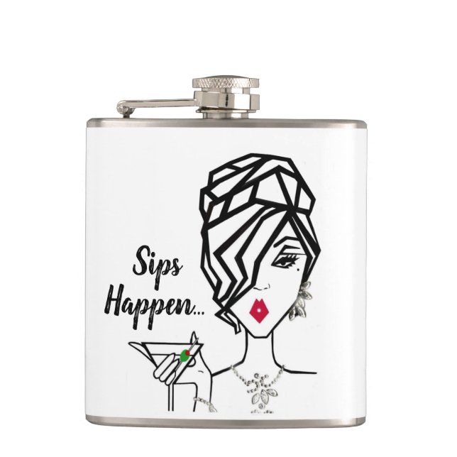 Cantil "Sips Acontecem..." DIVA Flask (Frente)