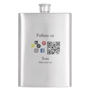 Cantil site simples de código de barras de código QR de e