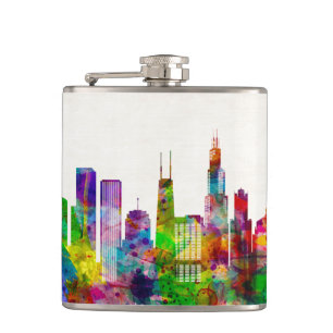 Cantil Skyline de Chicago Illinois