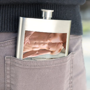 Cantil SlipperyJoe muscular sem camisa homem 6 maço ajust