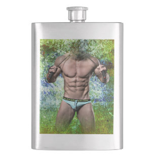 Cantil SlipperyJoe's homem adulto altamente musculoso sem