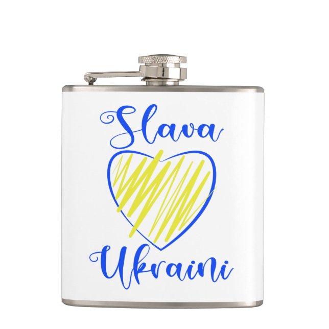 Cantil Slogan Slava Ucraniano Glória à Ucrânia (Frente)