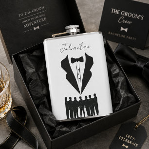 Cantil Smoking Preto Personalizado para Noivos Casamento