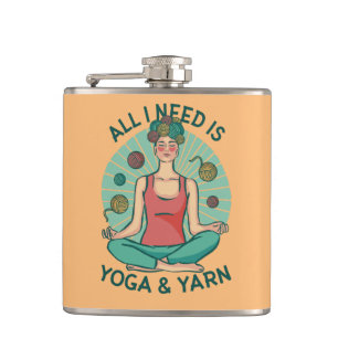 Cantil Só preciso de Yoga e Yarne Phrase